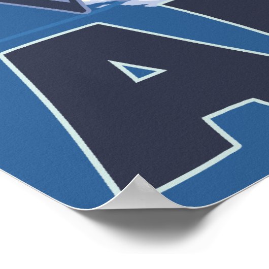 Bear in Moonlight – アラスカ，ワランゲル ポスター (角)