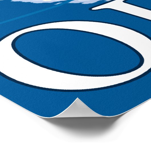 Bear in Moonlight – オレゴン ポスター (角)