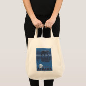 Bear in Moonlight – コルドバ,アラスカ トートバッグ (正面(商品))