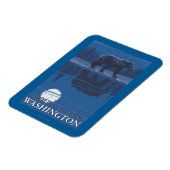 Bear in Moonlight – ワシントン山アダムス マグネット (左側)