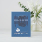 Bear in Moonlight -山セント・ヘレン ポストカード (スタンド正面)