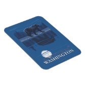 Bear in Moonlight -山セント・ヘレン マグネット (右側)