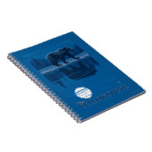 Bear in Moonlight – 西イエローストーン,モンタナ ノートブック (右側)