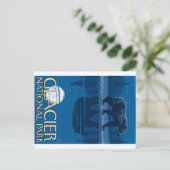 Bear in Moonlight - Glacier National Park, MT ポストカード (スタンド正面)