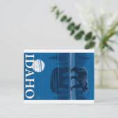 Bear in Moonlight - Idaho ポストカード (スタンド正面)