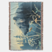 Bear in the wild スローブランケット (正面縦)