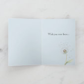 Bear in the Woods Missing You カード (内部)