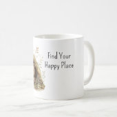 Bear in Woods Find Your Happy Place コーヒーマグカップ (正面右)