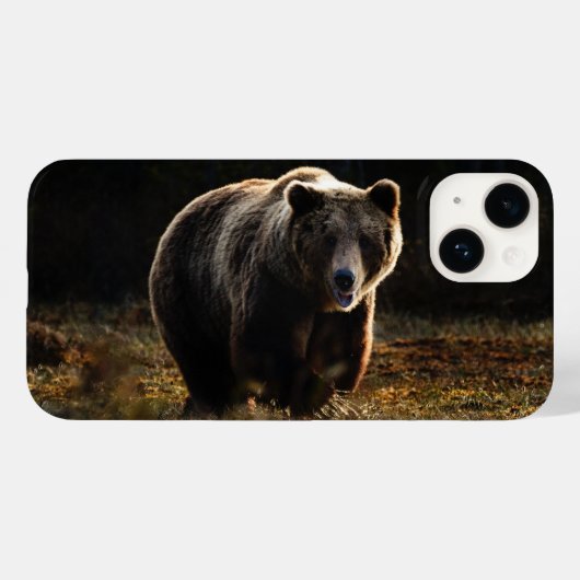 Bear iPhone 14 Case Case-Mate iPhoneケース (裏面 (横))