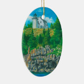 Bear Island Light Painting セラミックオーナメント (右)