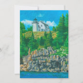 Bear Island Light Painting 招待状 (正面)