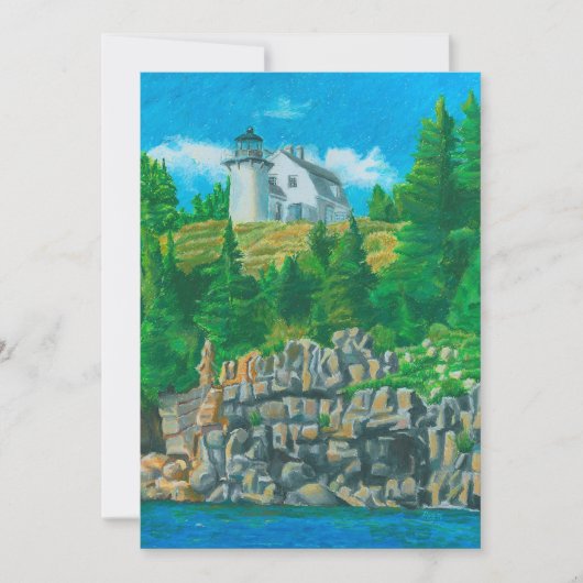 Bear Island Light Painting 招待状 (正面)