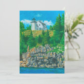 Bear Island Light Painting 招待状 (スタンド正面)