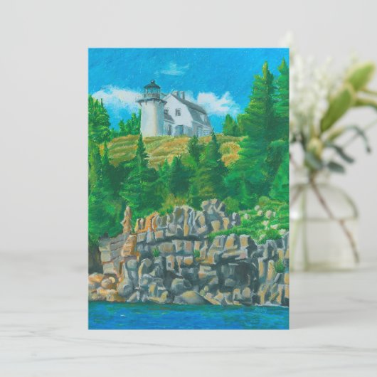 Bear Island Light Painting 招待状 (スタンド正面)