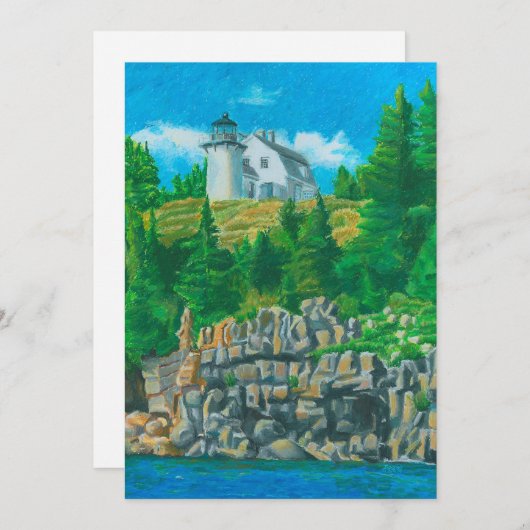 Bear Island Light Painting 招待状 (正面/裏面)