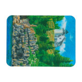 Bear Island Light Painting Flexible Magnet マグネット (横)