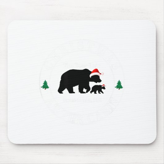 Bear Lair New Hampshire Christmas  マウスパッド (正面)