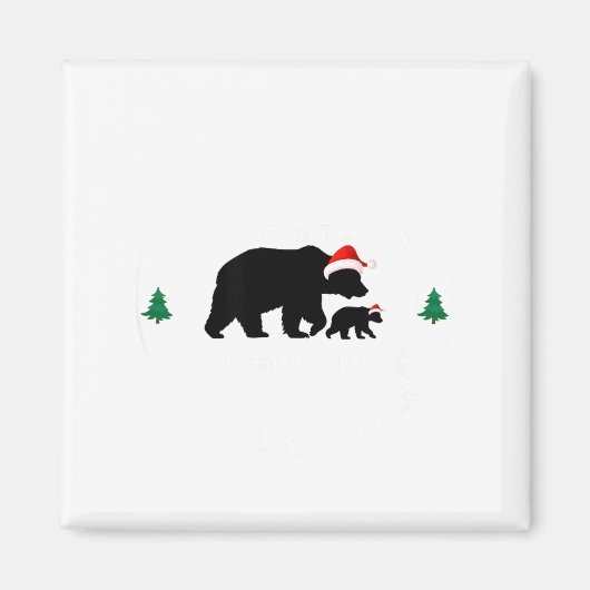 Bear Lair New Hampshire Christmas マグネット (正面)