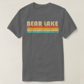 BEAR LAKE UTAH Funny Fishing Camping Summer Tシャツ (デザイン正面)