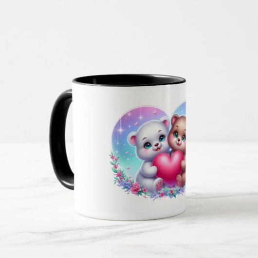 Bear love Mug マグカップ (正面左)
