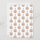 Bear-ly信じ It 1stバースデー招待状- Teddy 招待状 (裏面)