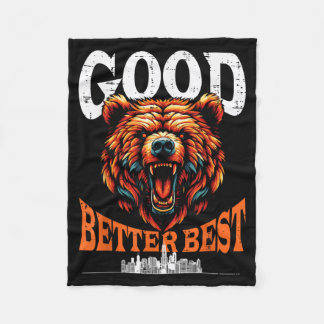 Bear Men Women Kids Boys Youth Teen フリースブランケット