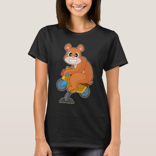 Bear Motorcycle Tシャツ (正面)