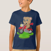Bear Motorcycle Tシャツ (正面)