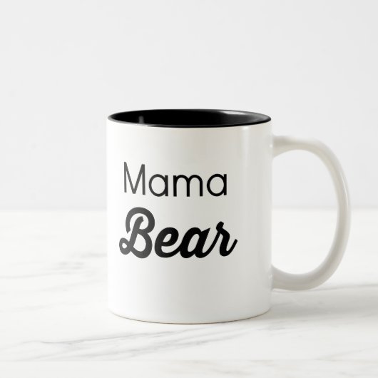 Bear Mugママ ツートーンマグカップ (右)