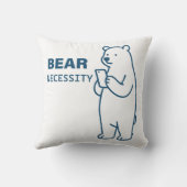 Bear Necessity クッション (裏面)
