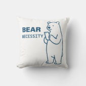 Bear Necessity クッション (正面)