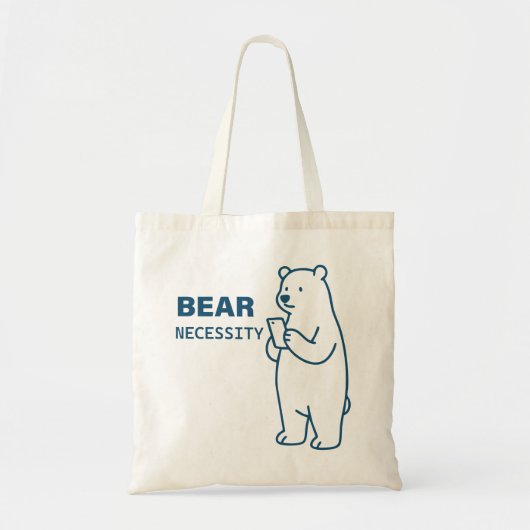 Bear Necessity トートバッグ (正面)