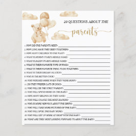 Bear on balls 20親ゲームについての質問