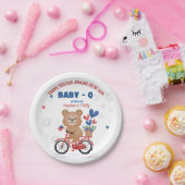 Bear on Bike 7月4日ベビーシャワー ペーパープレート (パーティー)
