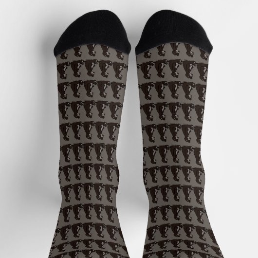 Bear pattern Socks ソックス (上部)