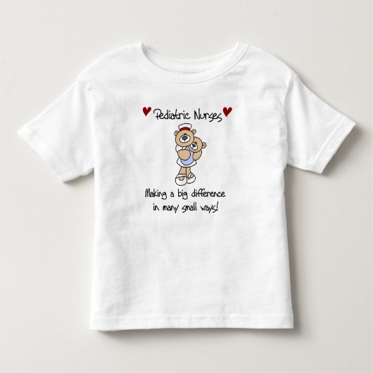Bear PediatricナースTシャツとギフト トドラーTシャツ (正面)
