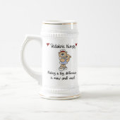 Bear PediatricナースTシャツとギフト ビールジョッキ (左)