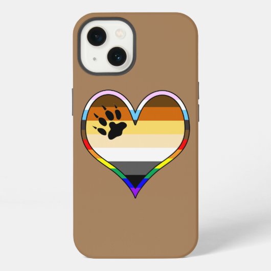 Bear Pride ハートケース Case-Mate iPhoneケース iPhone 13ケース (裏面)