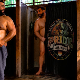 Bear Pride 創設 1969年 シャワーカーテン