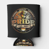 Bear Pride 創設 1969年 缶クーラー (裏面)