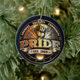 Bear Pride 1969年創設 セラミックオーナメント