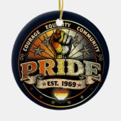 Bear Pride 1969年創設 セラミックオーナメント (正面)
