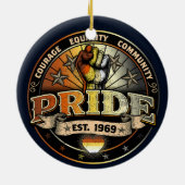 Bear Pride 1969年創設 セラミックオーナメント (裏面)
