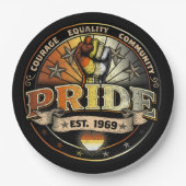 Bear Pride 1969年創設 ペーパープレート (正面)