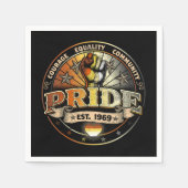 Bear Pride 1969年設立 スタンダードカクテルナプキン (正面)