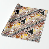Bear Pride Squiggle ラッピングペーパー (アンロールド)