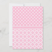 Bear Princess First Birthday Invitation 招待状 (裏面)