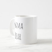 Bear Rae Dunnの刺激を受けたなママのコーヒー・マグ コーヒーマグカップ (正面左)