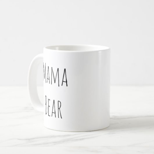 Bear Rae Dunnの刺激を受けたなママのコーヒー・マグ コーヒーマグカップ (正面左)