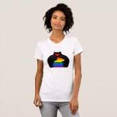 Bear Rainbow Teeママ Tシャツ (正面フル)